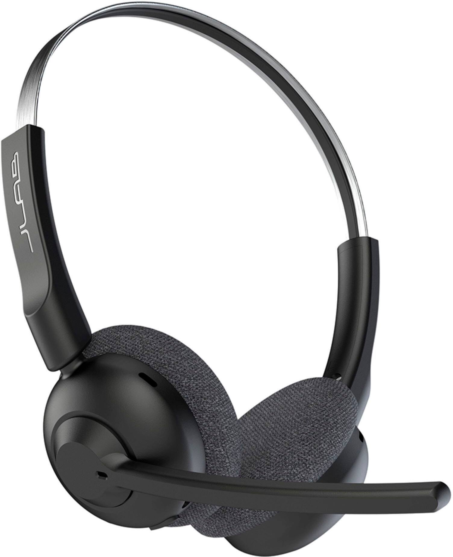 Front. JLab - GO Work Pop Wireless On-Ear Headset - Black.