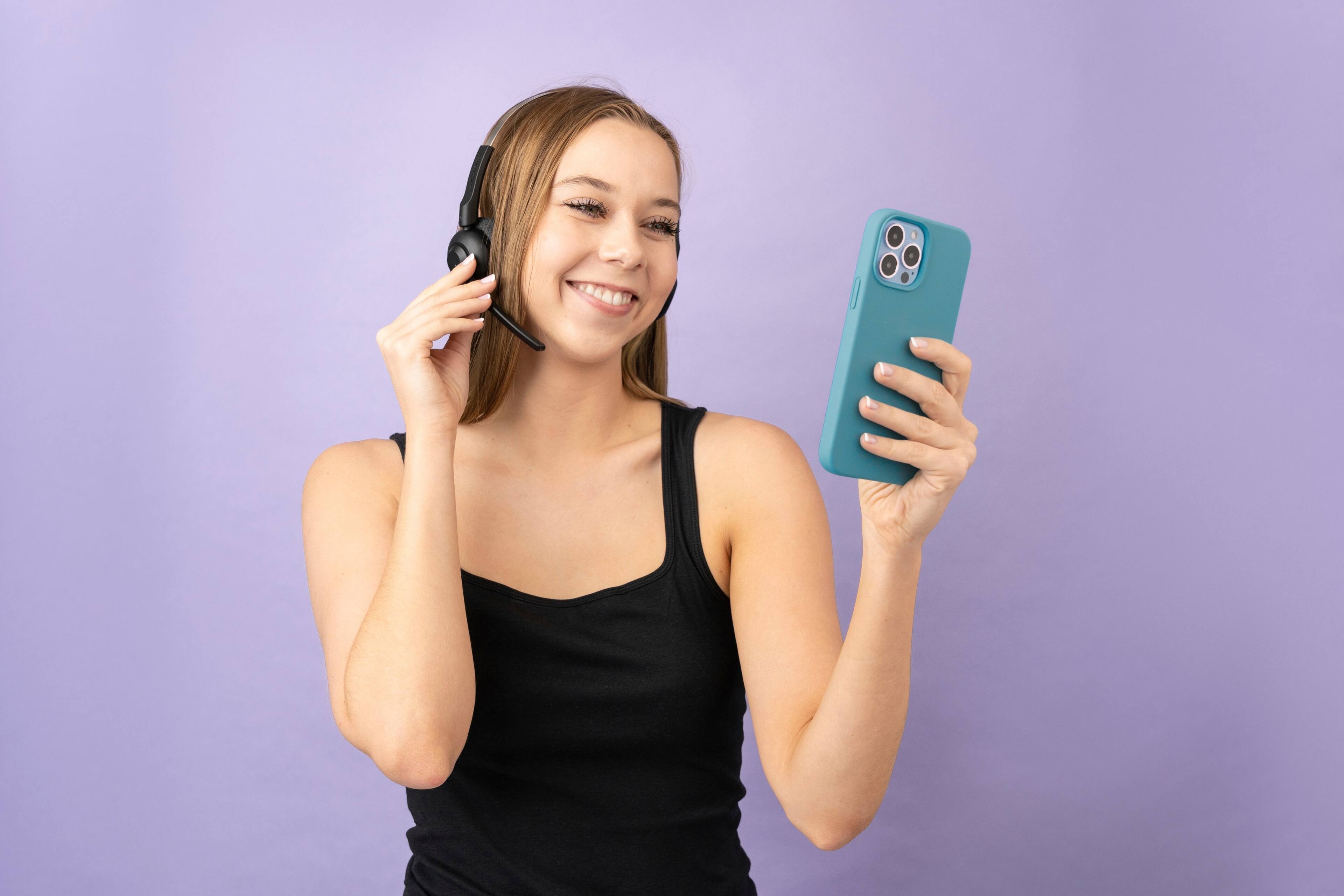 Alt View 14. JLab - GO Work Pop Wireless On-Ear Headset - Black.