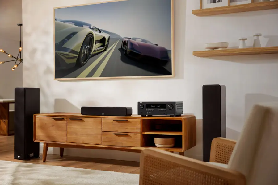 Alt View 13. Denon - AVR-S970H 90W 7 Ch Bluetooth Capable HDR Compatible with HEOS and Dolby Atmos 8K Ultra HD AV Home Theater Receiver - Black.