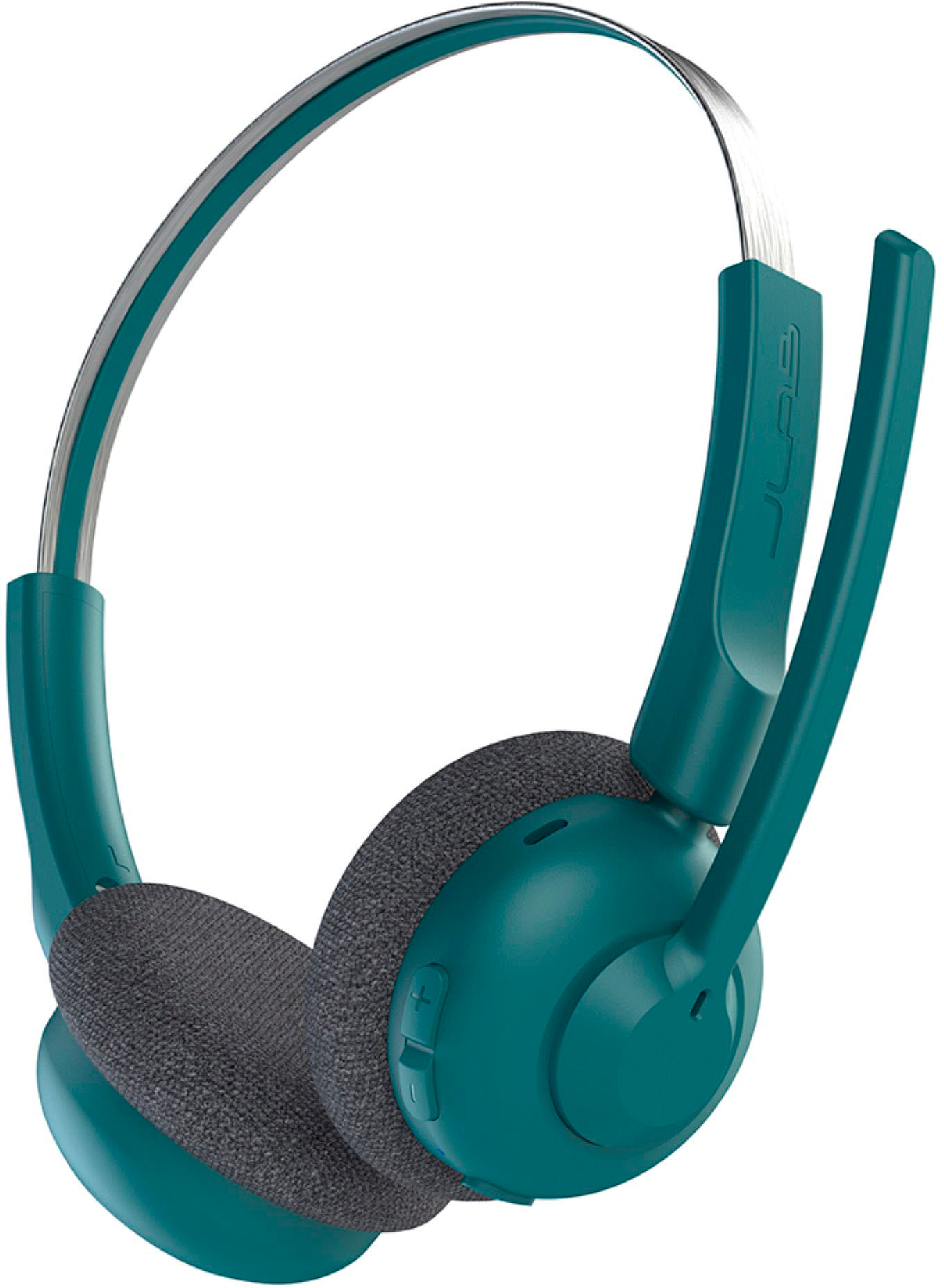 Angle View: Logitech - Zone 300 Wireless Bluetooth On-ear Headset With Noise-Canceling Microphone - Black
