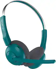 Front. JLab - GO Work Pop Wireless On-Ear Headset - Teal.