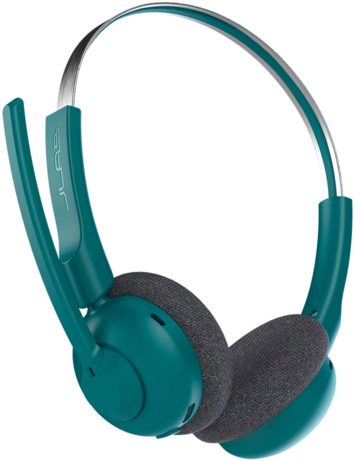 Left View: Logitech - Zone 300 Wireless Bluetooth On-ear Headset With Noise-Canceling Microphone - Rose