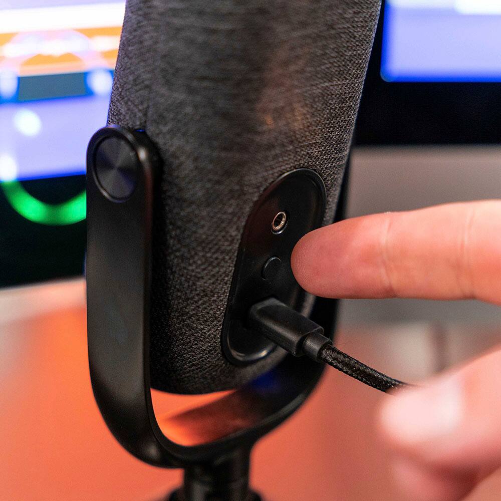 Alt View 16. JLab - Epic Talk USB Microphone - Black.