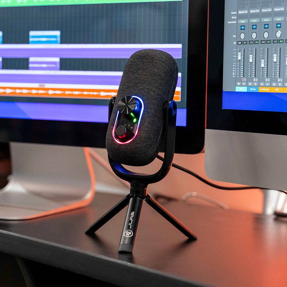 Alt View 17. JLab - Epic Talk USB Microphone - Black.