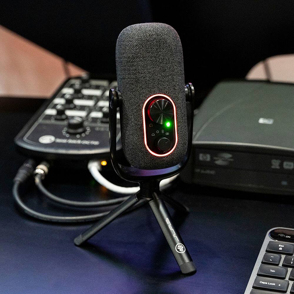 Alt View 18. JLab - Epic Talk USB Microphone - Black.