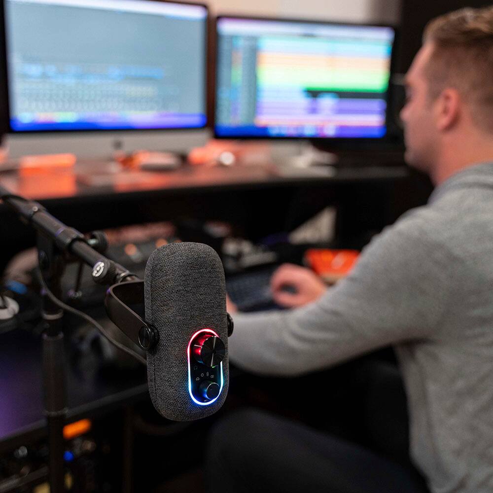 Alt View 20. JLab - Epic Talk USB Microphone - Black.