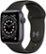 Front Zoom. Geek Squad Certified Refurbished Apple Watch Series 6 (GPS) 40mm Space Gray Aluminum Case with Black Sport Band - Space Gray.