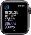 Alt View Zoom 13. Geek Squad Certified Refurbished Apple Watch Series 6 (GPS) 40mm Space Gray Aluminum Case with Black Sport Band - Space Gray.