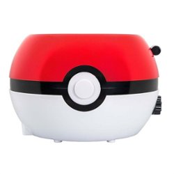 Uncanny Brands Pokémon Poké Ball Toaster - Red - Front_Zoom