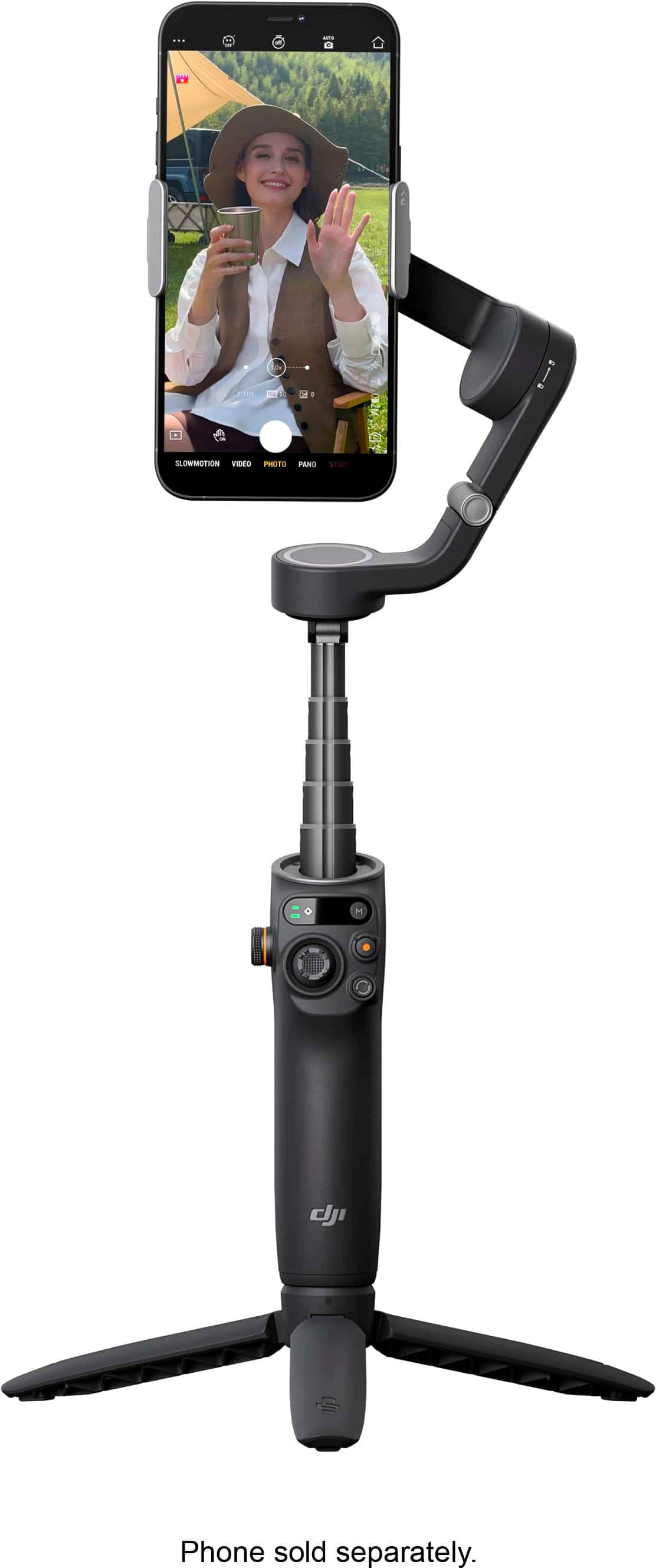 Alt View 11. DJI - Osmo Mobile 6 Smartphone 3-Axis Gimbal Stabilizer - Gray.