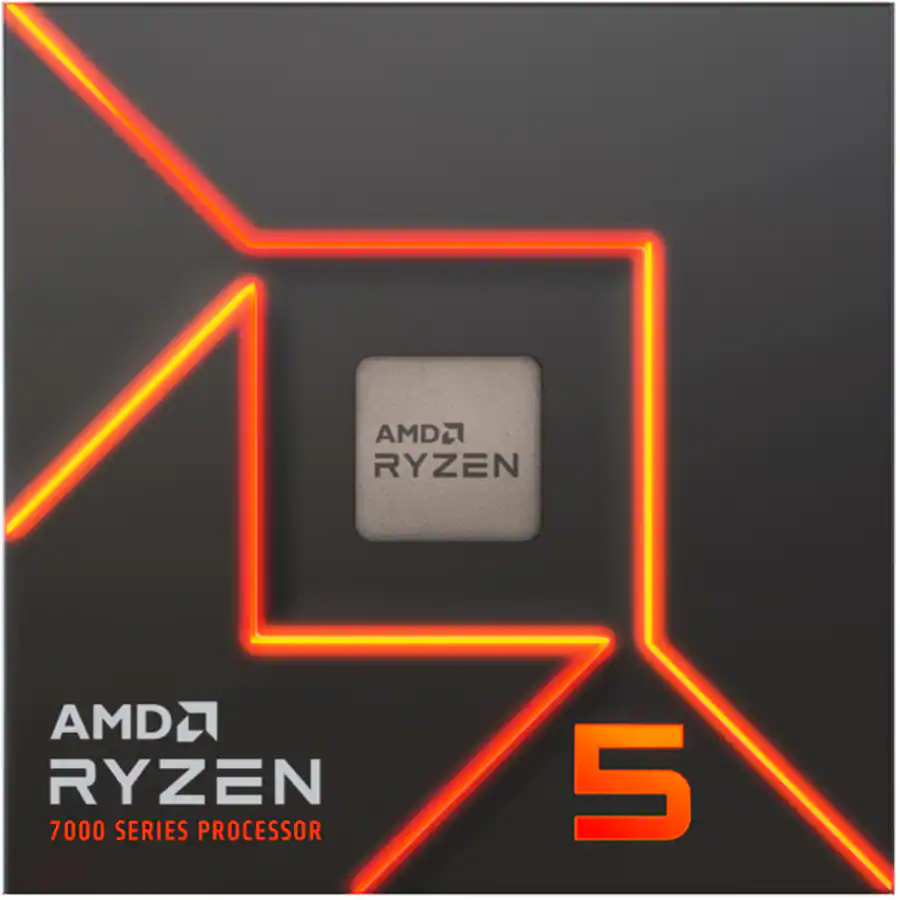 AMD Ryzen 5 7600X 6 Core 12 Thread 4.7GHz (5.3 GHz Max Boost) Socket ...