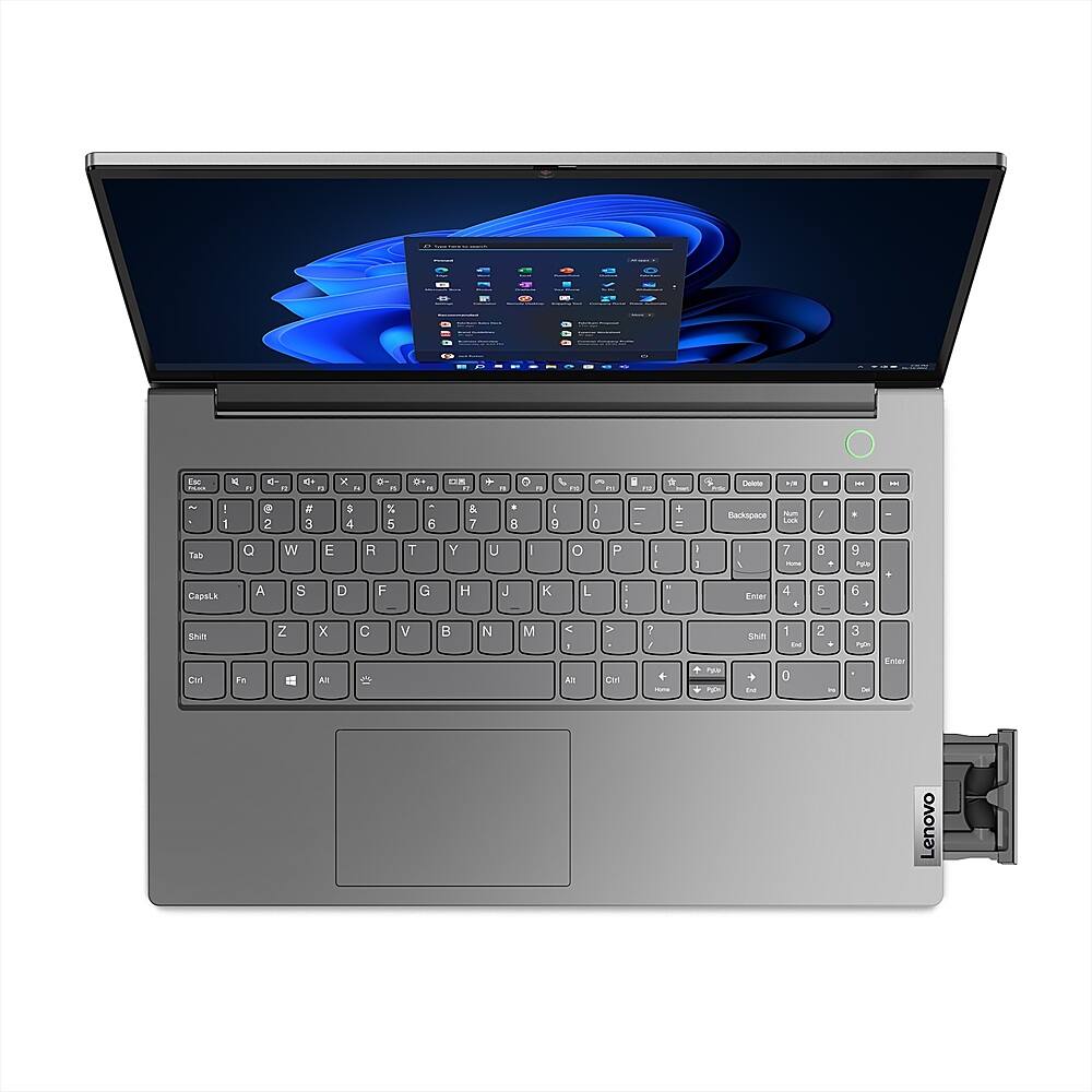 Alt View 1. Lenovo - ThinkBook 15 G4 15.6" Touch-screen Laptop - i7 with 16GB memory - 512GB SSD - Gray.