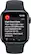 Alt View 1. Apple - Apple Watch SE 2nd Generation (GPS + Cellular) 40mm Aluminum Case with Midnight Sport Band - M/L - Midnight.