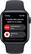 Alt View 2. Apple - Apple Watch SE 2nd Generation (GPS + Cellular) 40mm Aluminum Case with Midnight Sport Band - M/L - Midnight.