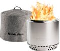 Front. Solo Stove - Bonfire + Stand & Shelter 2.0 Bundle - Stainless Steel.