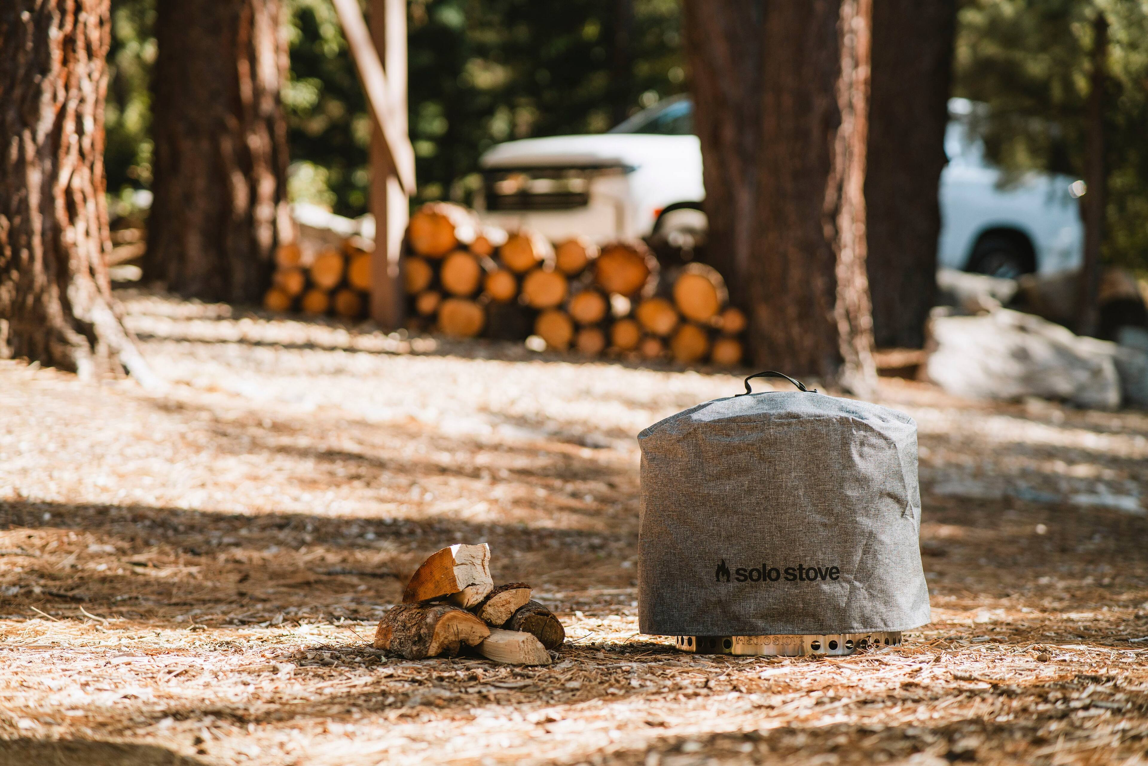 Alt View 25. Solo Stove - Bonfire + Stand & Shelter 2.0 Bundle - Stainless Steel.