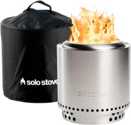 Solo Stove - Ranger + Stand & Shelter 2.0 Bundle - Stainless Steel - Front_Zoom