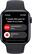 Alt View 2. Apple - Apple Watch SE 2nd Generation (GPS + Cellular) 44mm Aluminum Case with Midnight Sport Band - M/L - Midnight.