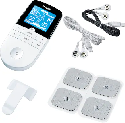 Front. Beurer - Digital EMS + TENS Device - White.