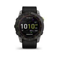 Garmin - Enduro 2 GPS Smartwatch 51mm Fiber-Reinforced Polymer with Titanium Rear Cover - Carbon Gray - Front_Zoom