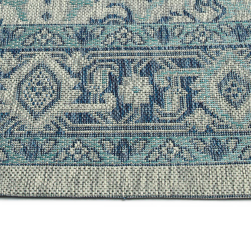 Left View: Kaleen - Arelow Collection 5'3" x 7'6" Area Rug - Navy