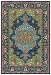 Kaleen - Sunice Collection 7'2" x 10'5" Area Rug - Lime Green - Front_Zoom