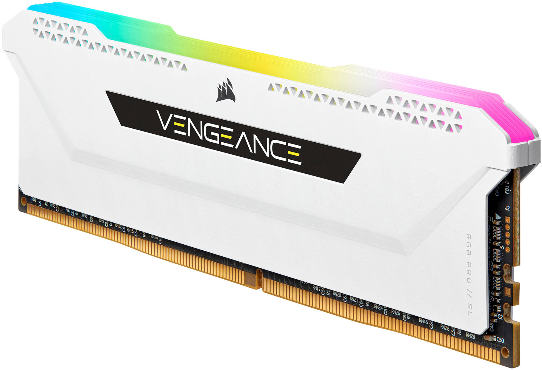 Best Buy: CORSAIR VENGEANCE RGB PRO SL 16GB (2PK 8GB) 3600MHz DDR4 C18  Desktop Memory Kit White CMH16GX4M2D3600C18W | DDR4-RAM