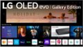 Angle. LG - 97" Class G2 Series OLED evo 4K UHD Smart webOS TV with Gallery Design - Satin Silver.