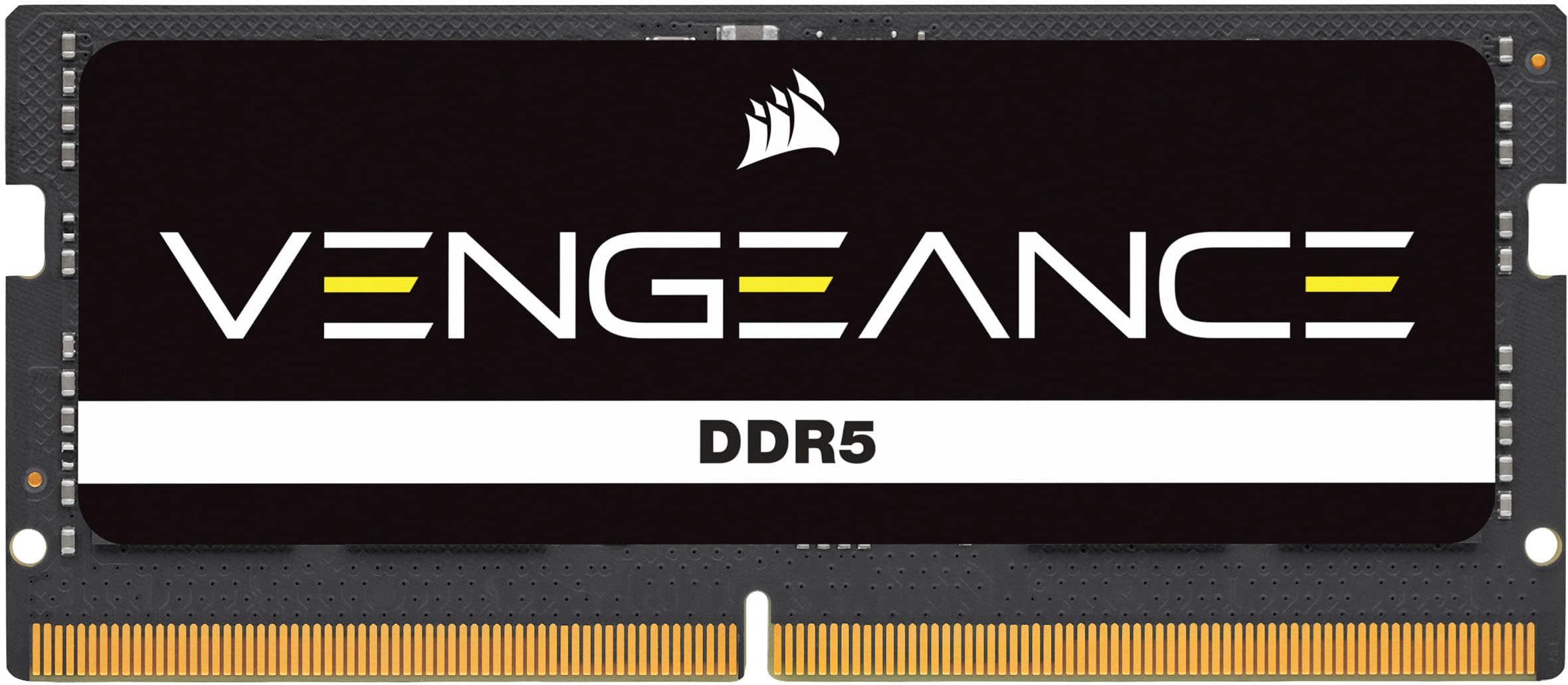 CORSAIR - VENGEANCE 32GB (1x32GB) DDR5 4800MHz C40 SODIMM Laptop Memory - Black - Front_Zoom