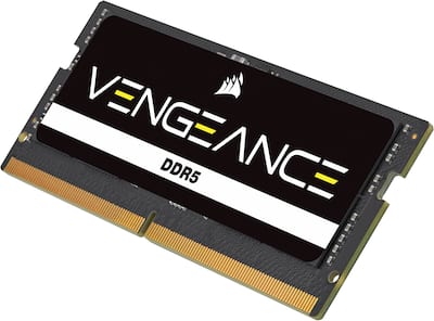 CORSAIR VENGEANCE 32GB (1x32GB) DDR5 4800MHz C40 SODIMM Laptop CORSAIR VENGEANCE 32GB (1x32GB) DDR5 4800MHz C40 SODIMM Laptop