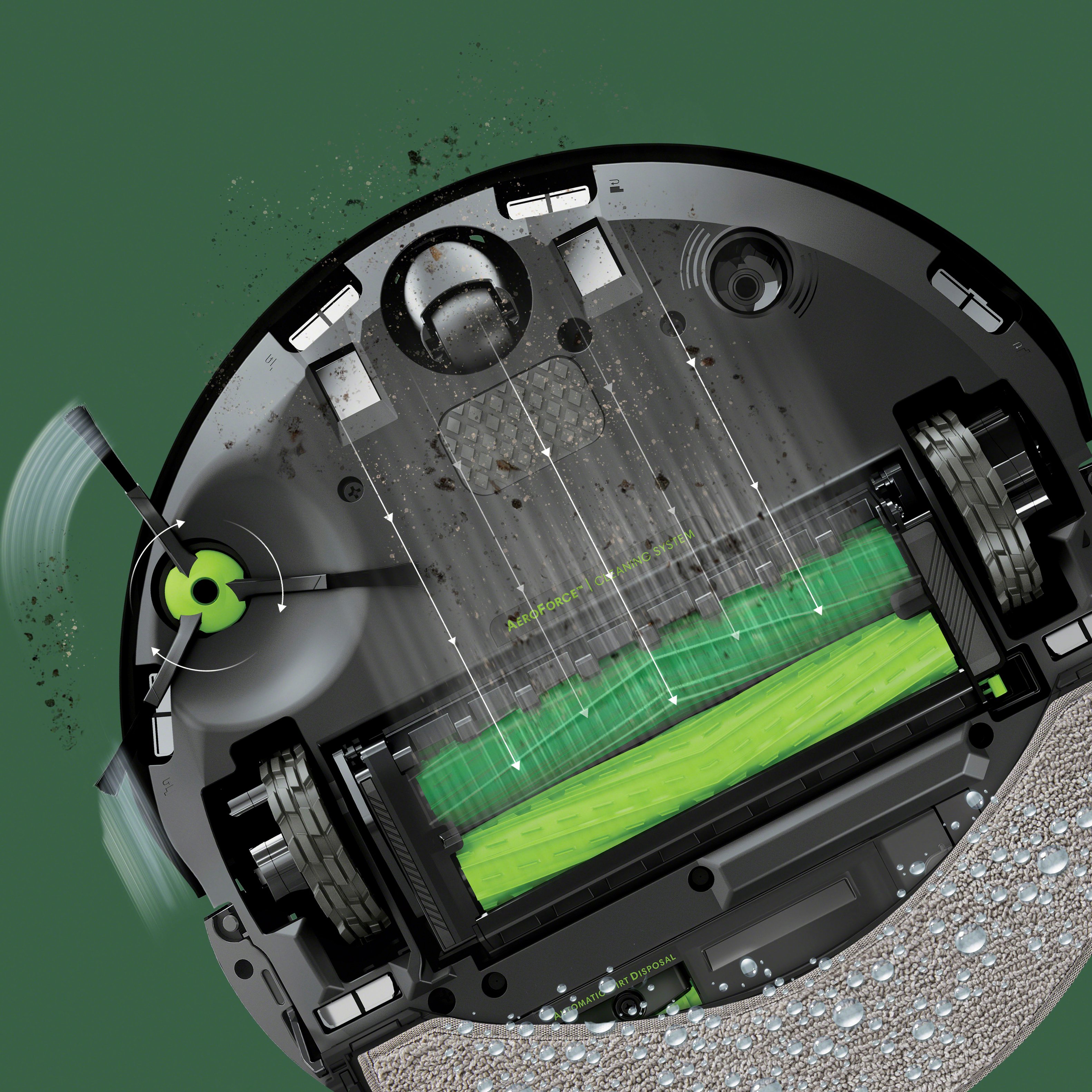 iRobot Roomba Combo j7+ Self-Emptying Robot Vacuum & Mop - Automatically  Vacuums and Mops, Fully Retractable Mop pad, Identifies & Avoids Obstacles