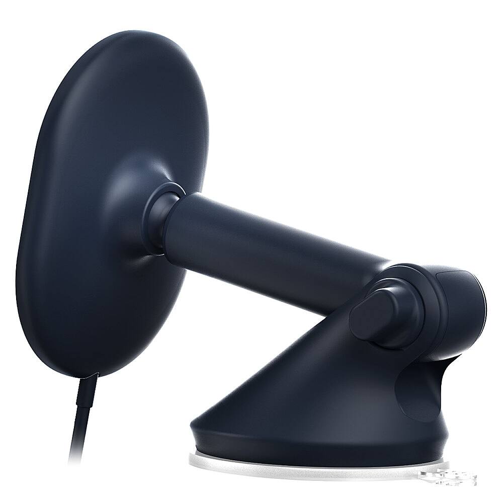 Alt View 14. iOttie - Velox MagSafe Compatible Magnetic Wireless Charging Dash & Windshield Mount - Dark Blue.