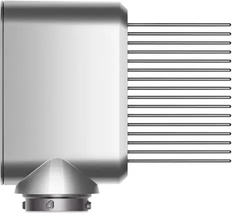 Angle. Dyson - Airwrap Wide-tooth comb attachment - Iron/Nickel.