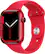 Front. Apple - Geek Squad Certified Refurbished Apple Watch Series 7 (GPS) 45mm (PRODUCT)RED Aluminum Case with (PRODUCT)RED Sport Band - (PRODUCT)RED.