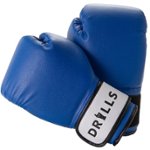 Front Zoom. DRILLS - 12oz Boxing Gloves - Blue.