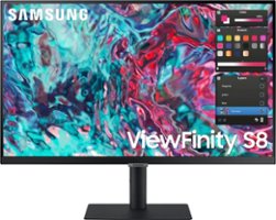 Samsung - 27" ViewFinity S8 4K UHD IPS Thunderbolt4 HDR10 with Speakers - Front_Zoom