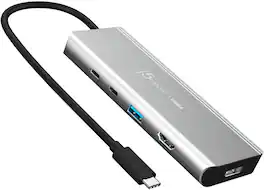 j5create - USB4 Dual 4K Multi-Port Hub - Space Gray/Black