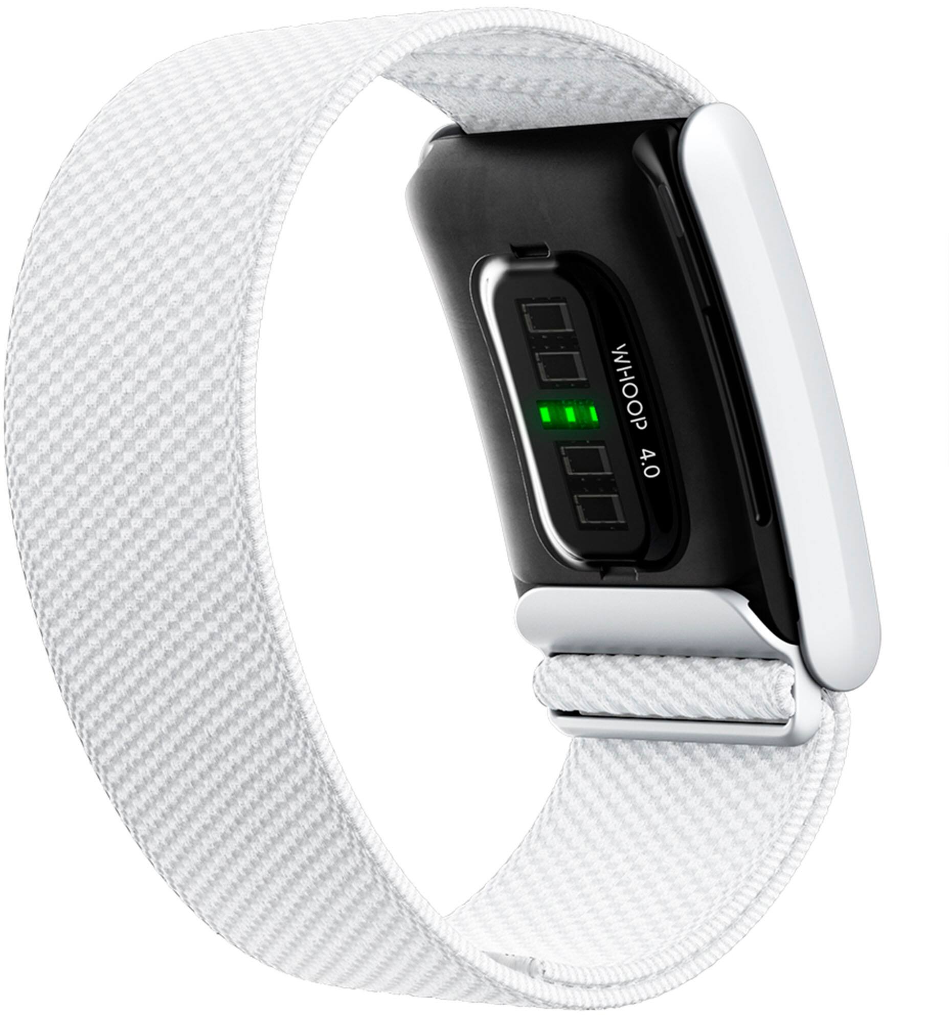 Alt View 12. WHOOP - SuperKnit Accessory Band 4.0 - Arctic.