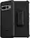 Left. OtterBox - Defender Series Pro Hard Shell for Google Pixel 7 Pro - Black.