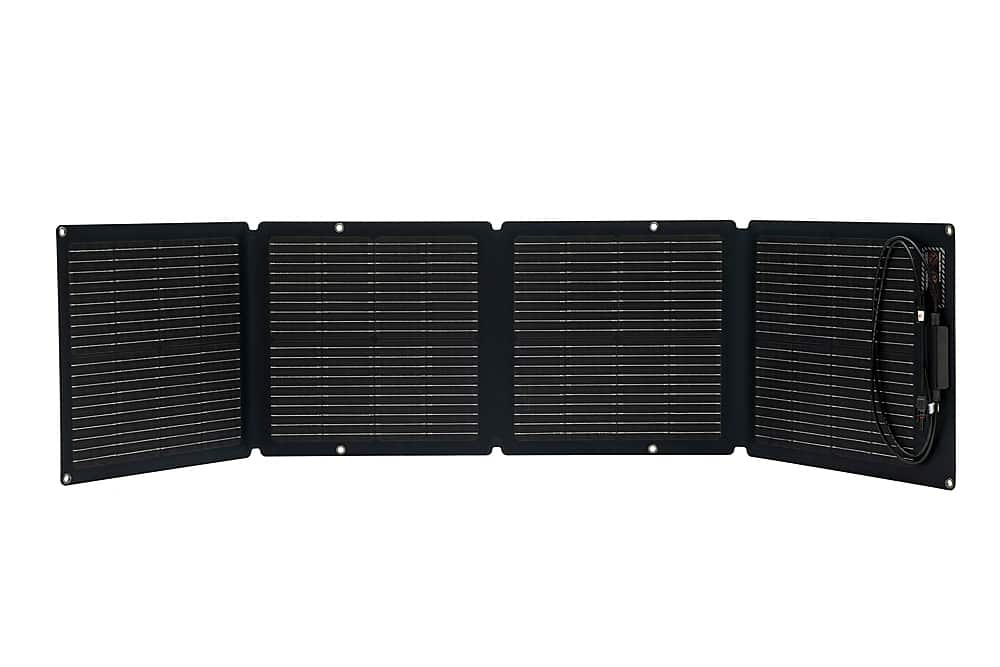 EcoFlow - Foldable 110W Solar Panel - Black