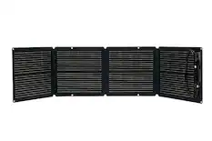 Front. EcoFlow - Foldable 110W Solar Panel - Black.