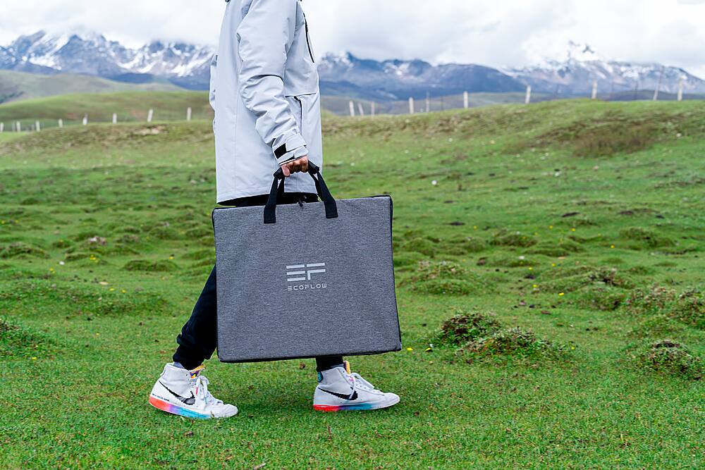 Alt View 15. EcoFlow - Foldable 110W Solar Panel - Black.