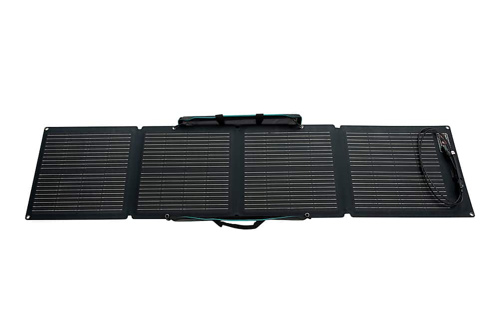 Alt View 1. EcoFlow - Foldable 110W Solar Panel - Black.