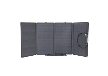 EcoFlow - Foldable 160W Solar Panel - Black - Front_Zoom