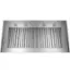 Alt View 11. GE Profile - 48" Externally Vented Custom Hood Insert - Custom Panel ready.