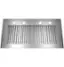 Alt View 12. GE Profile - 48" Externally Vented Custom Hood Insert - Custom Panel ready.