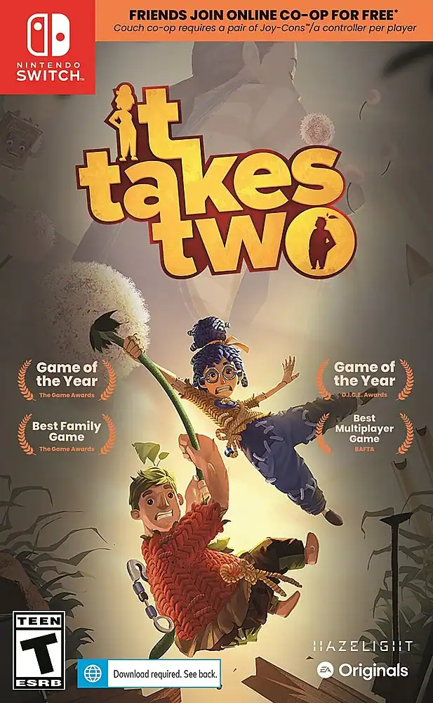 Front. Electronic Arts - It Takes Two. - T (Teen 13+)