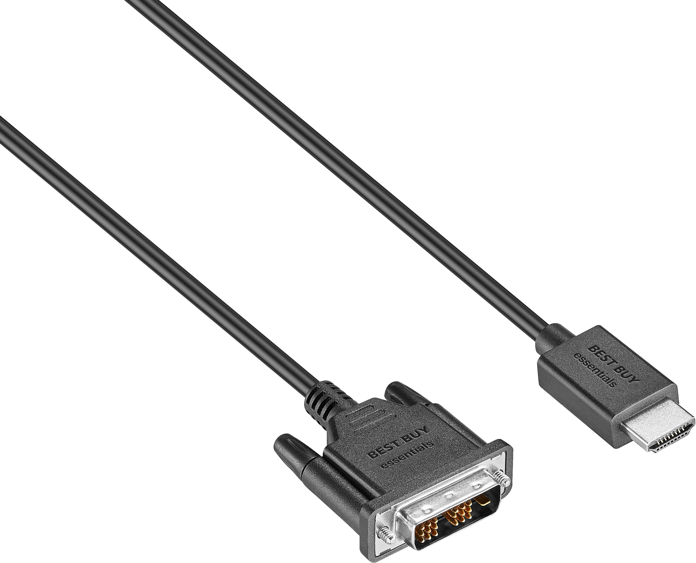Best Buy essentials™ 6' HDMI-to-DVI-D Monitor Cable Black BE