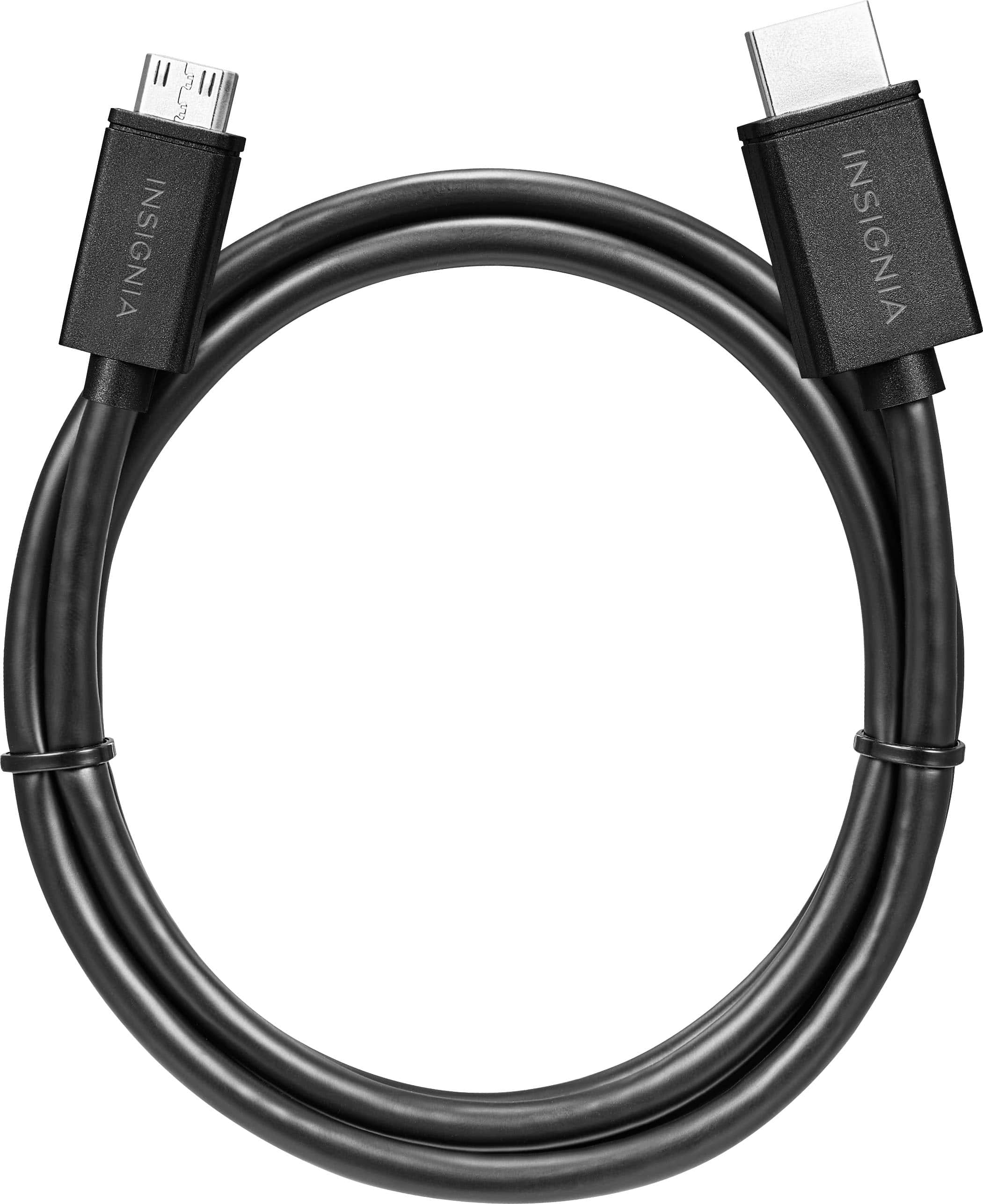 Alt View 11. Insignia™ - 4' High-Speed HDMI-to-Mini HDMI Cable - Black.