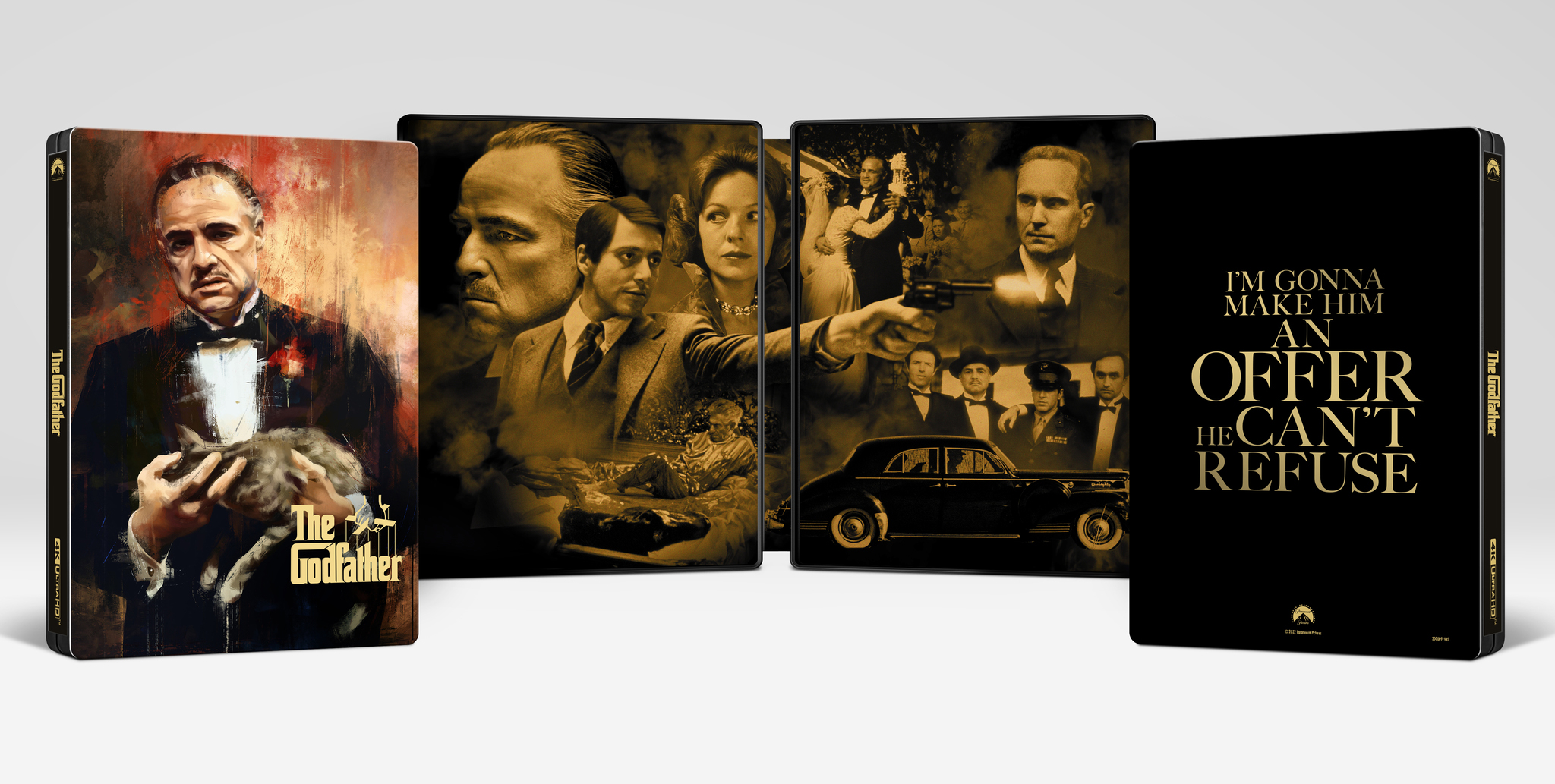 

The Godfather [SteelBook] [Includes Digital Copy] [4K Ultra HD Blu-ray] [1974]